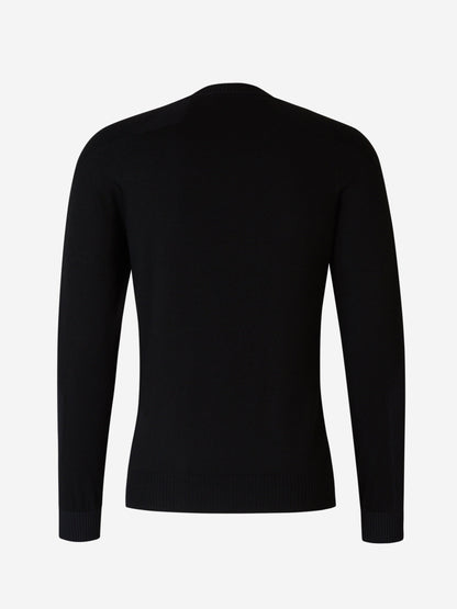 Outlet online Sease Hombre Jersey Punto Lana color Negro sku 542-002290 00 - Foto 2
