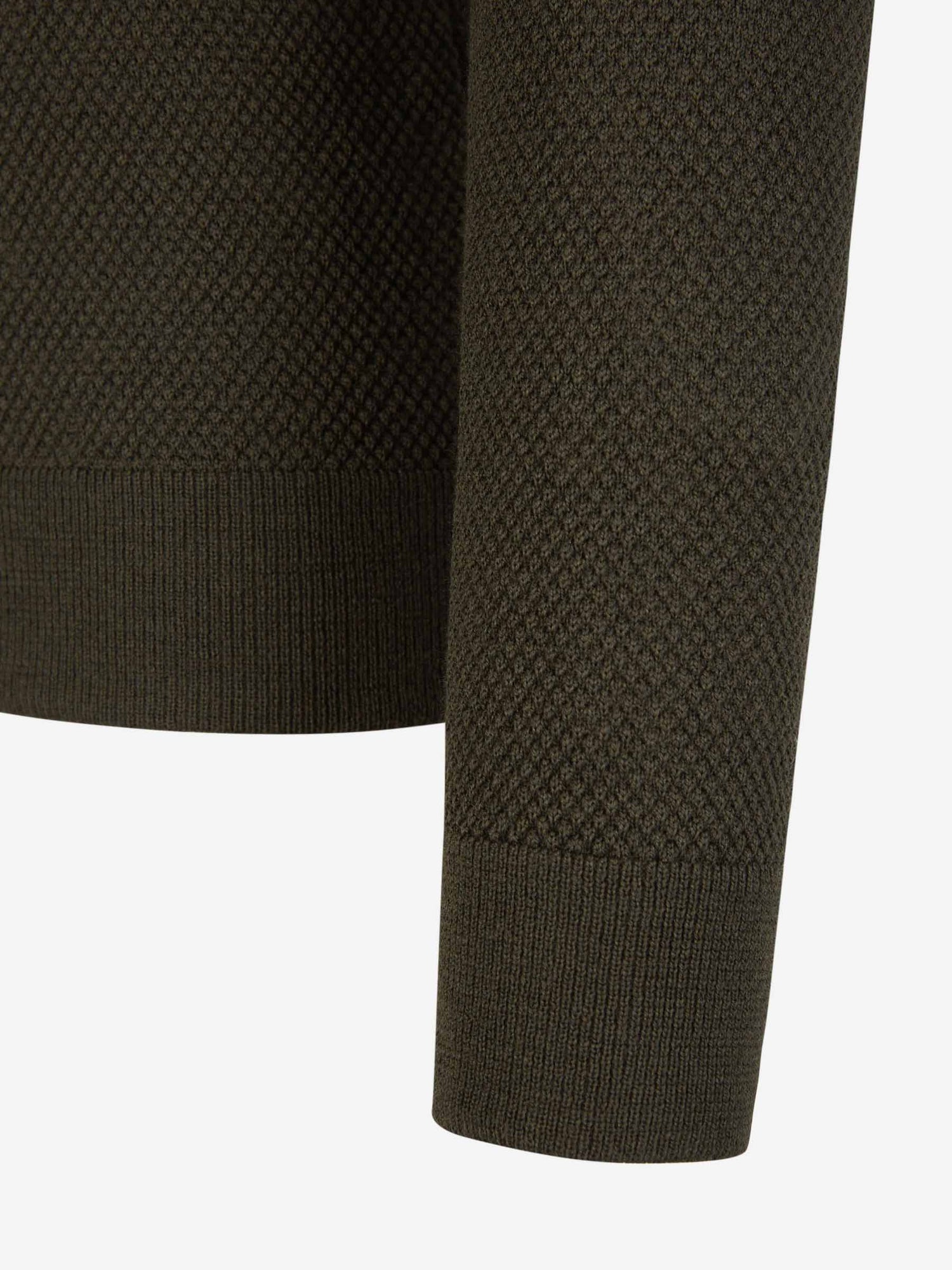 Outlet online Zanone Hombre Jersey Punto Lana color Verde Oscuro sku 542-002296 01 - Foto 4