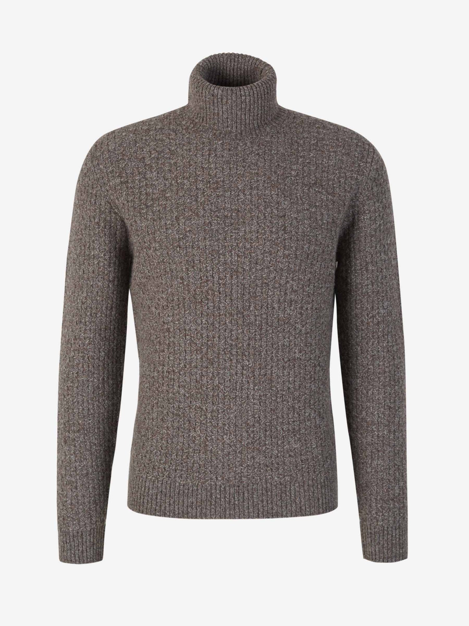 Outlet online Zanone Hombre Jersey Cuello Alto Lana color Marron sku 542-002298 01 - Foto 1