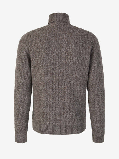 Outlet online Zanone Hombre Jersey Cuello Alto Lana color Marron sku 542-002298 01 - Foto 2