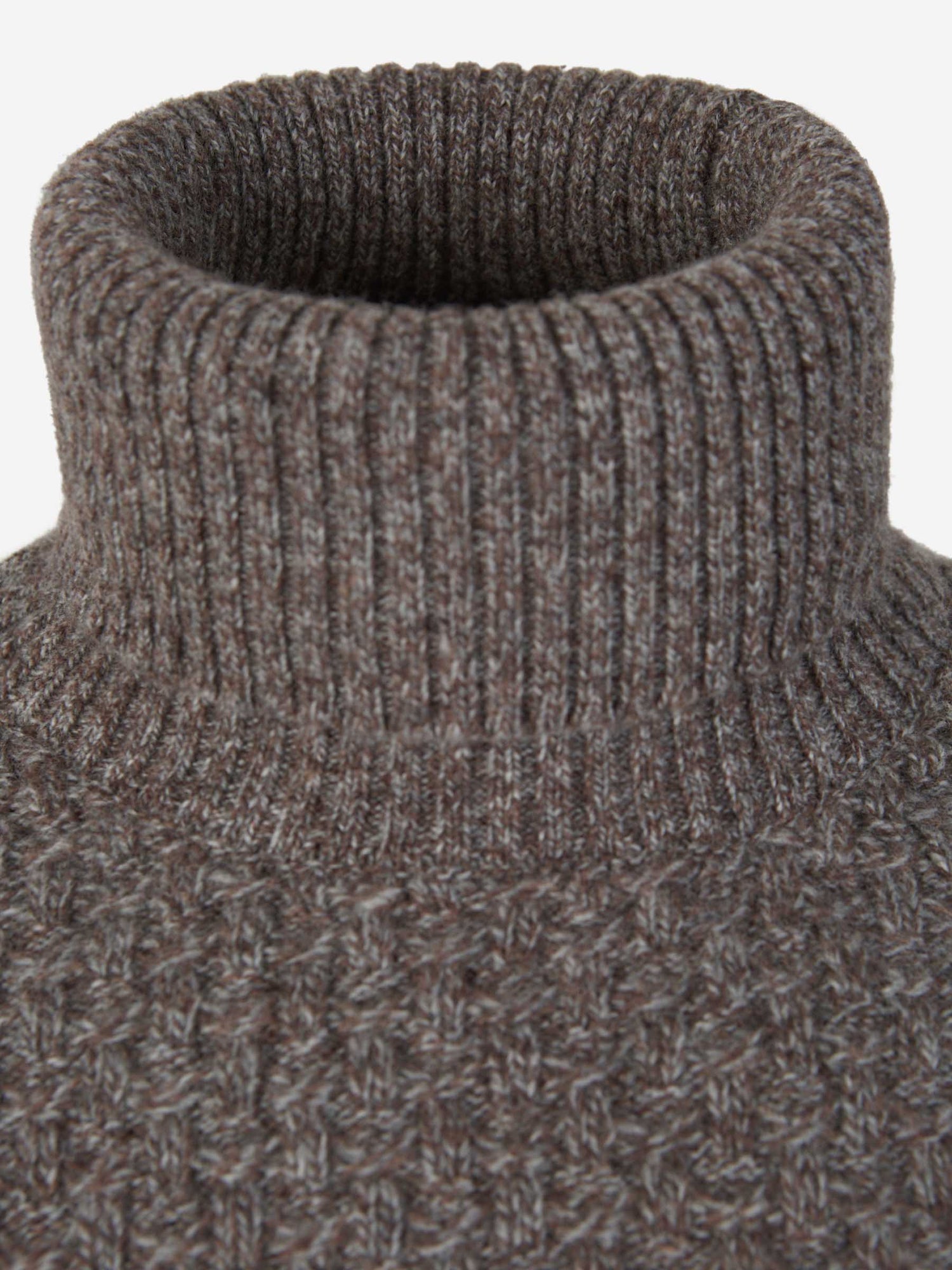 Outlet online Zanone Hombre Jersey Cuello Alto Lana color Marron sku 542-002298 01 - Foto 3