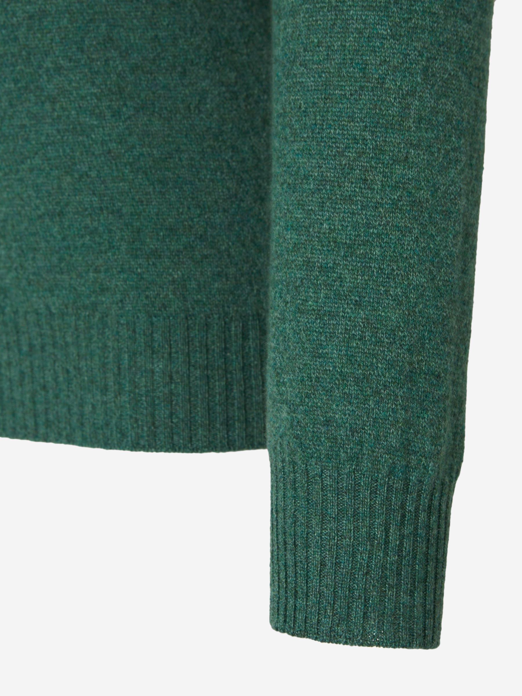 Outlet online Santa Eulalia Hombre Jersey Cashmere Cremallera color Verde Turquesa sku 542-002300 03 - Foto 8