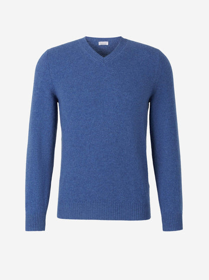 Outlet online Santa Eulalia Hombre Jersey Punto Cashmere color Azul Denim sku 542-002301 01 - Foto 1