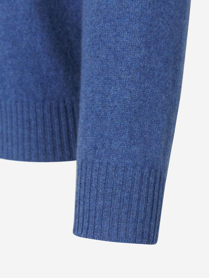 Outlet online Santa Eulalia Hombre Jersey Punto Cashmere color Azul Denim sku 542-002301 01 - Foto 4