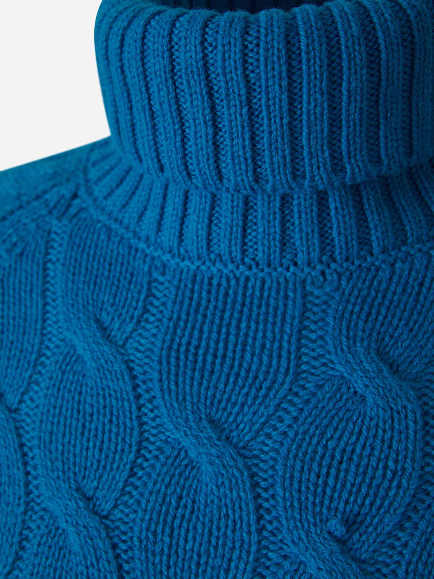 Outlet online Gran Sasso Hombre Jersey Trenzado Lana color Verde Claro sku 542-002305 01 - Foto 7