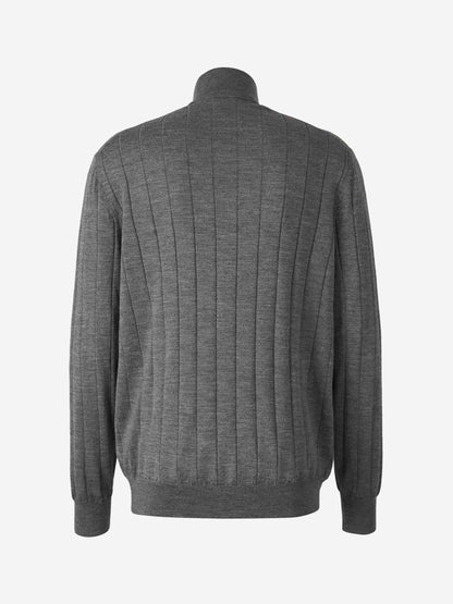 Santa Eulalia Hombre Barcelona Jersey Punto Lana color Gris Antracita sku 542-002312 02 - Foto 2