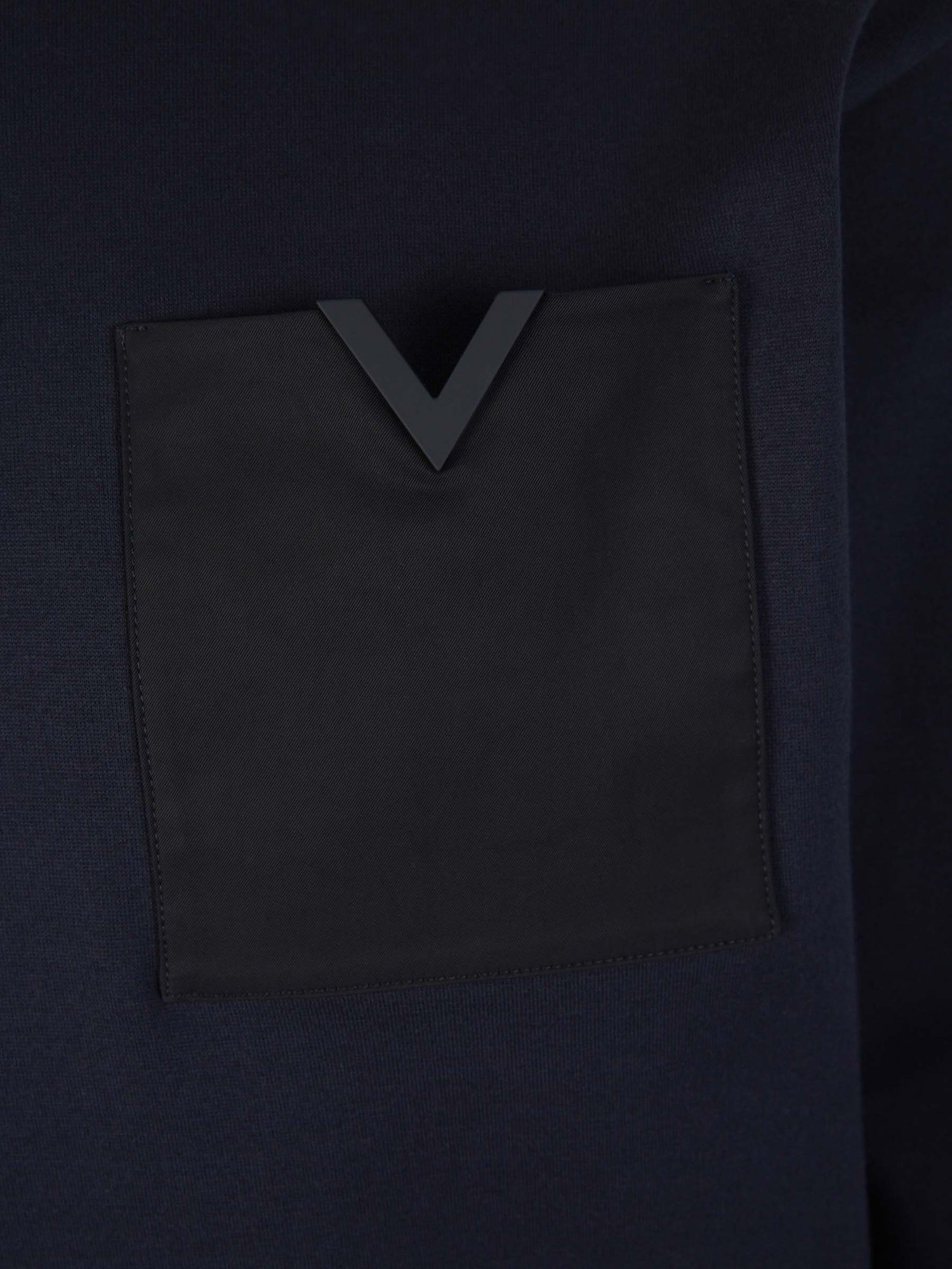 Valentino Hombre Barcelona Sudadera Crewneck Bolsillo color Azul Noche sku 542-002325 00 - Foto 4