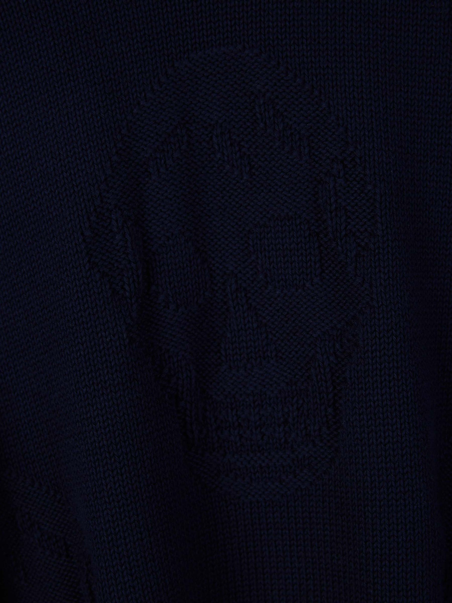 Outlet online McQueen Hombre Jersey Algodón Calavera color Azul Noche sku 542-002328 01 - Foto 4