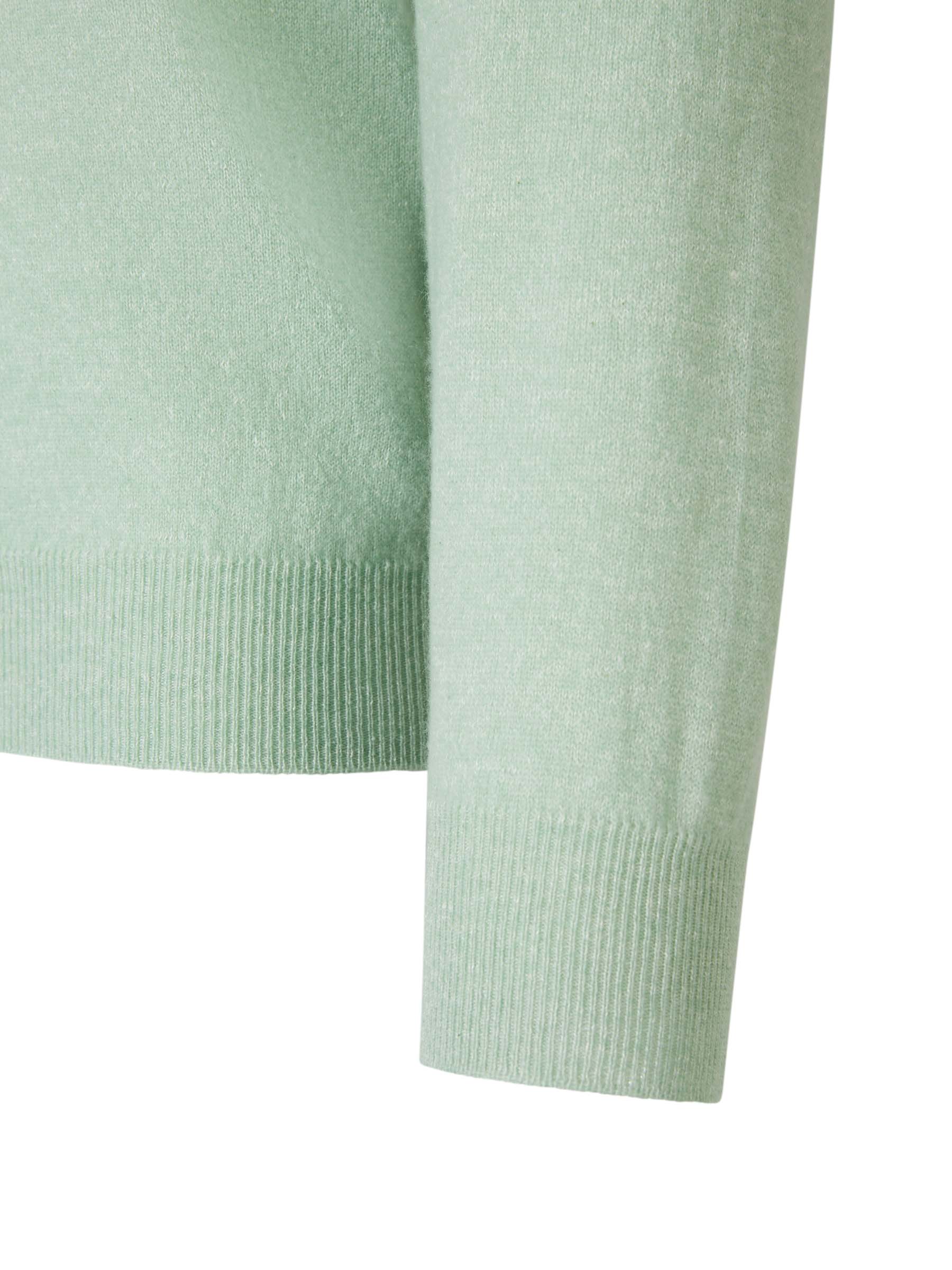 Outlet online Fedeli Hombre Jersey Punto Cashmere color Verde Menta sku 542-002343 01 - Foto 4