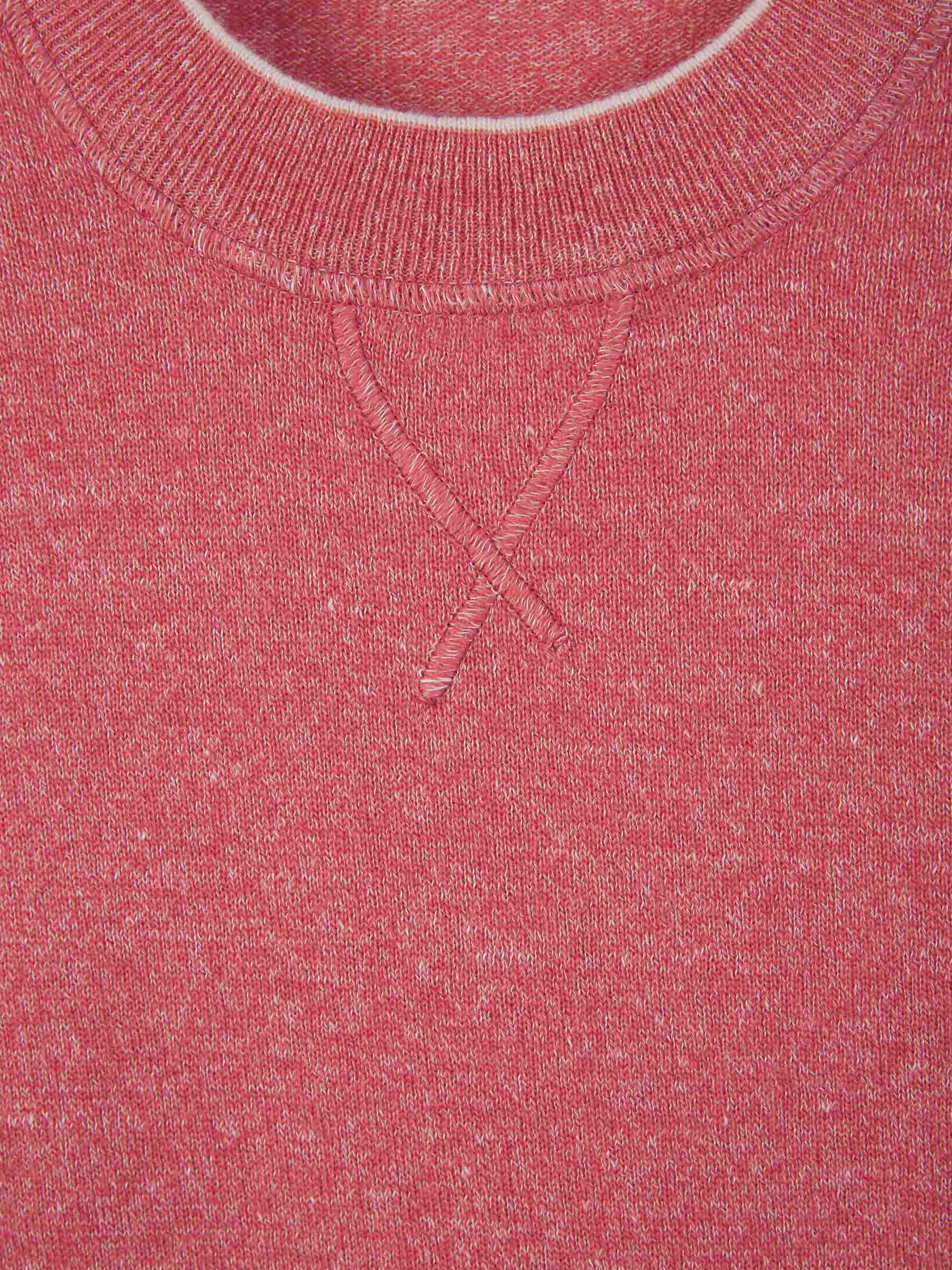 Fedeli Hombre Barcelona Jersey Cashmere y Lino color Rojo sku 542-002343 03 - Foto 3