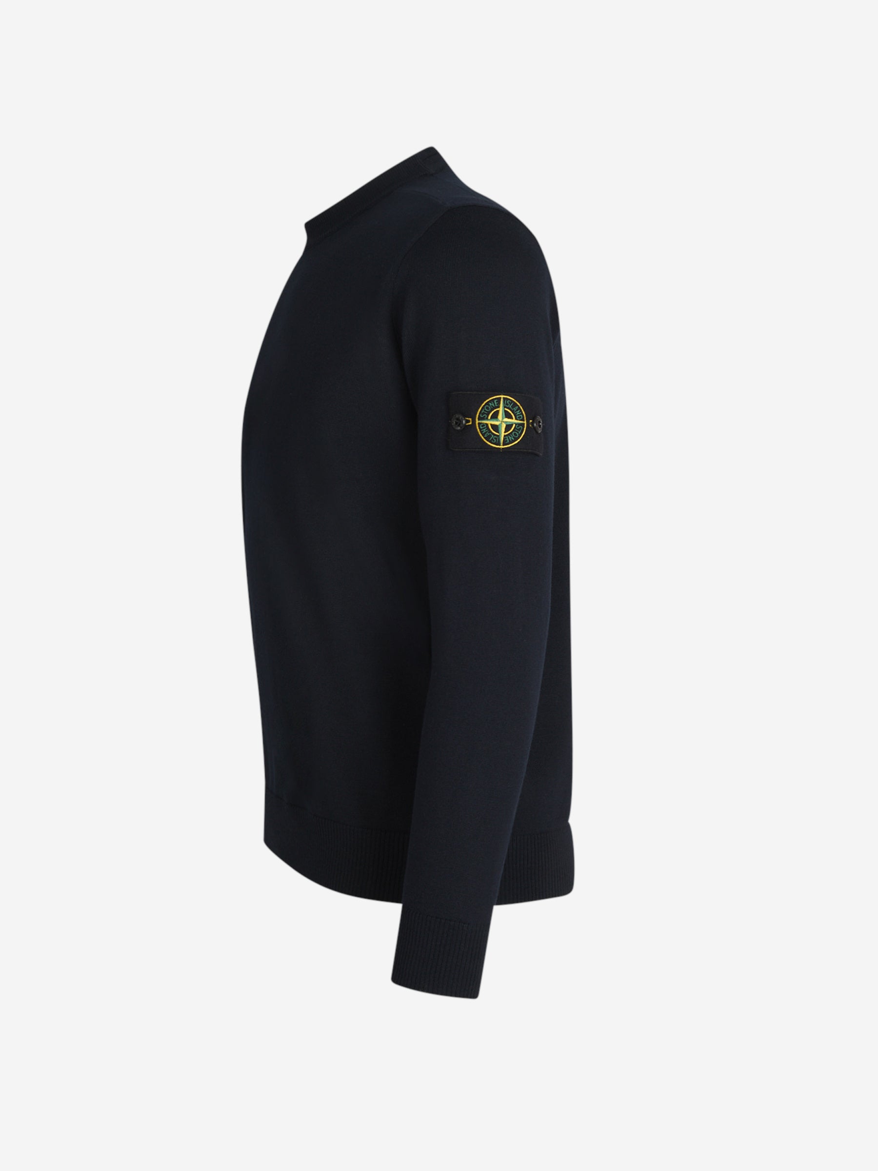 Outlet online Stone Island Hombre Jersey Lana Logo color Azul Marino sku 542-002390 01 - Foto 2