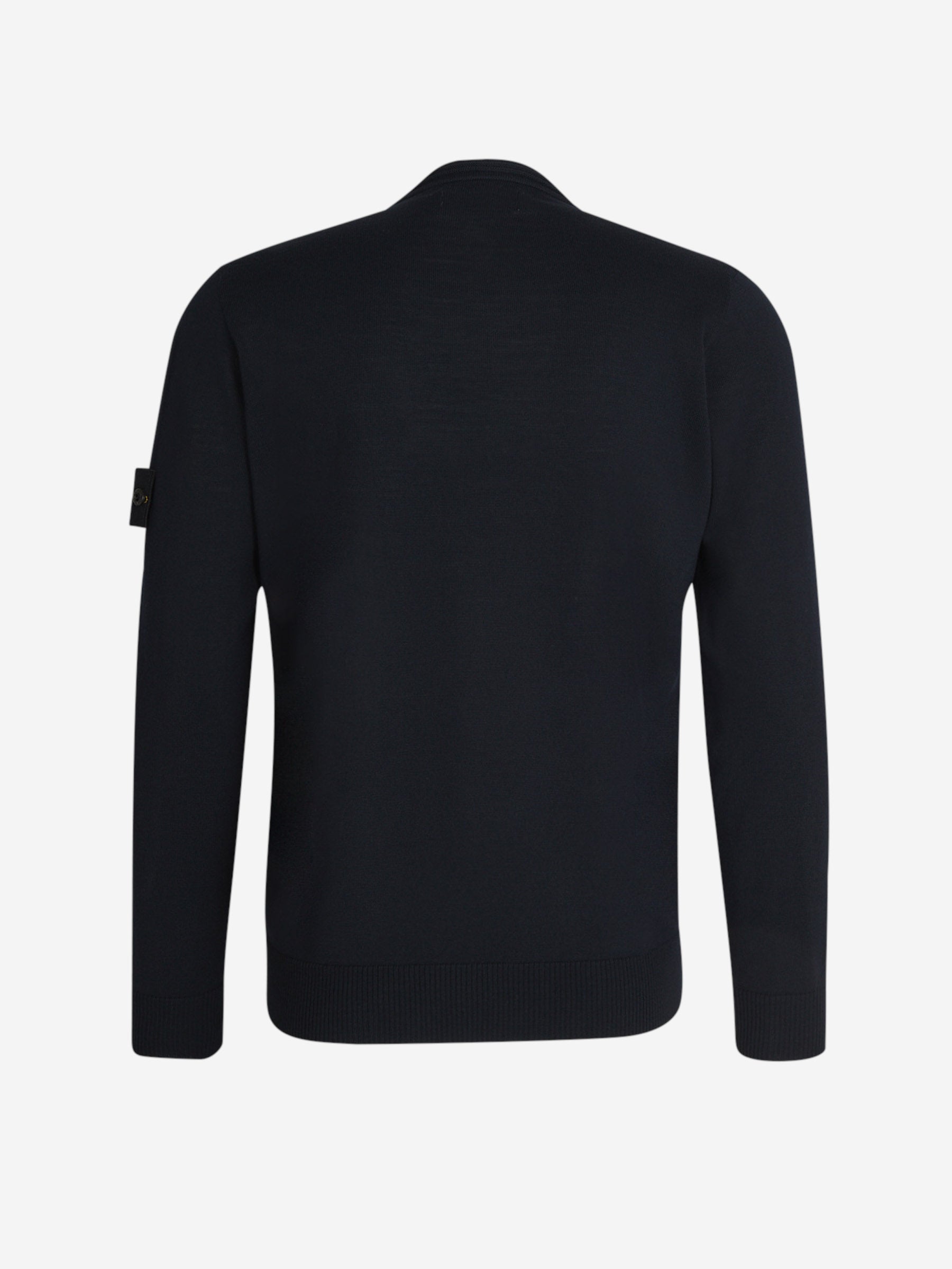 Outlet online Stone Island Hombre Jersey Lana Logo color Azul Marino sku 542-002390 01 - Foto 3