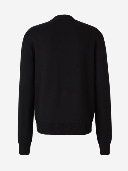Outlet online Balmain Hombre Jersey Punto Logo color Negro sku 542-002421 00 - Foto 2