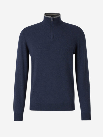Wool Zipper Sweater