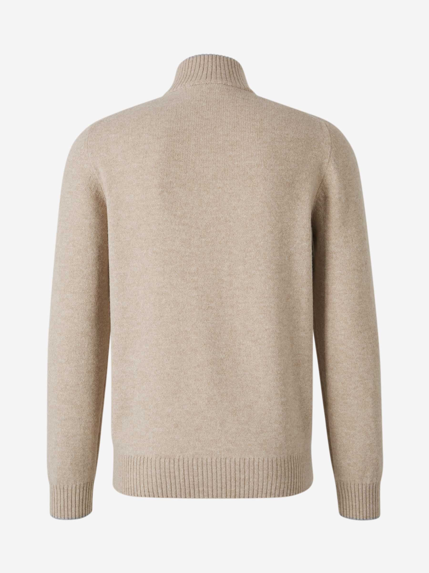 Outlet online Santa Eulalia Hombre Jersey Bicolor Lana color Beige sku 542-002436 01 - Foto 2