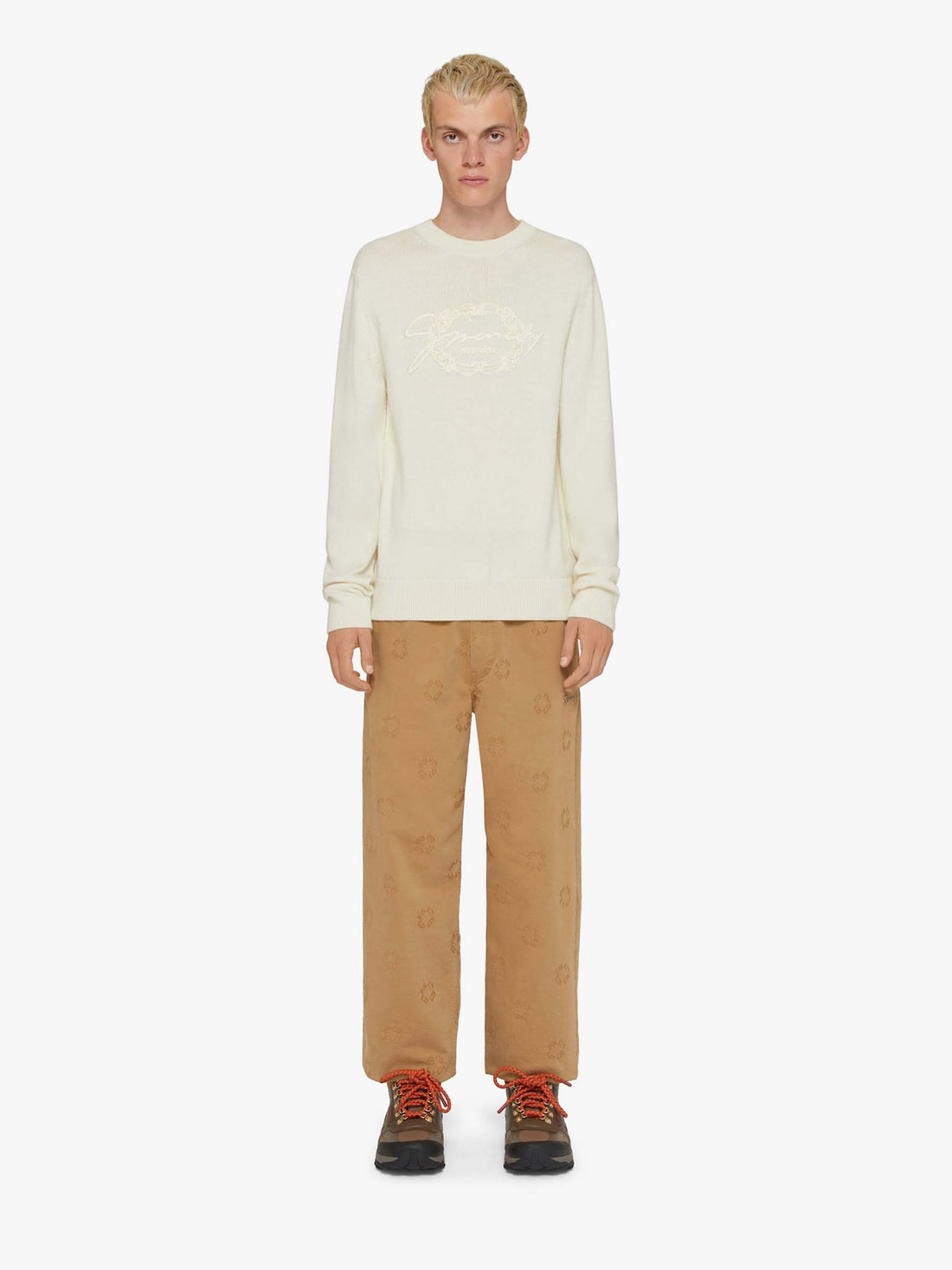 Givenchy Hombre Barcelona Jersey Punto Lana color Beige sku 542-002452 02 - Foto 2