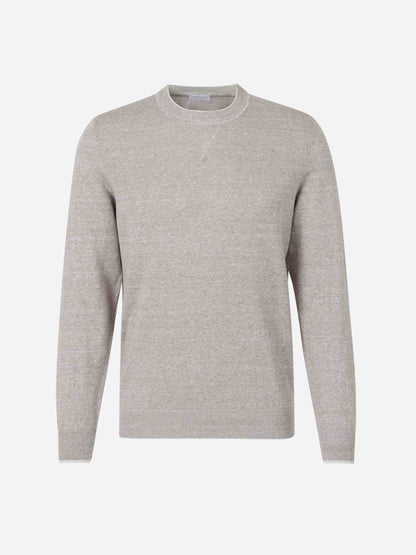 Outlet online Santa Eulalia Hombre Jersey Punto Lino color Marrón sku 542-002455 02 - Foto 1