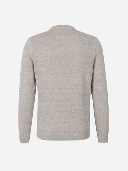 Outlet online Santa Eulalia Hombre Jersey Punto Lino color Marrón sku 542-002455 02 - Foto 2