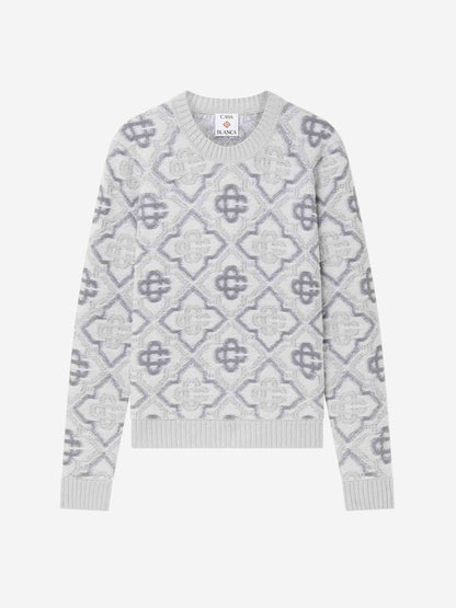 Outlet online Casablanca Hombre Jersey Punto Monograma color Gris Claro sku 542-002456 01 - Foto 1