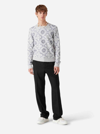 Outlet online Casablanca Hombre Jersey Punto Monograma color Gris Claro sku 542-002456 01 - Foto 3