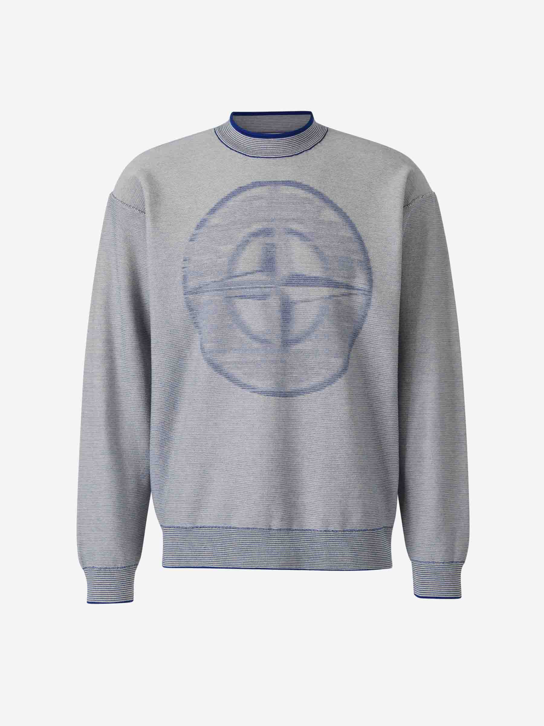 Stone Island Hombre Barcelona Jersey Punto Compass color Azul Cobalto sku 542-002464 01 - Foto 1