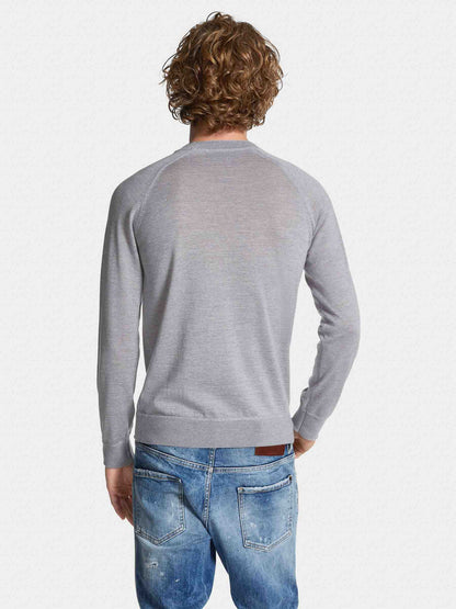 Dsquared2 Hombre Barcelona Jersey Logo Lana color Gris Piedra sku 542-002465 01 - Foto 3