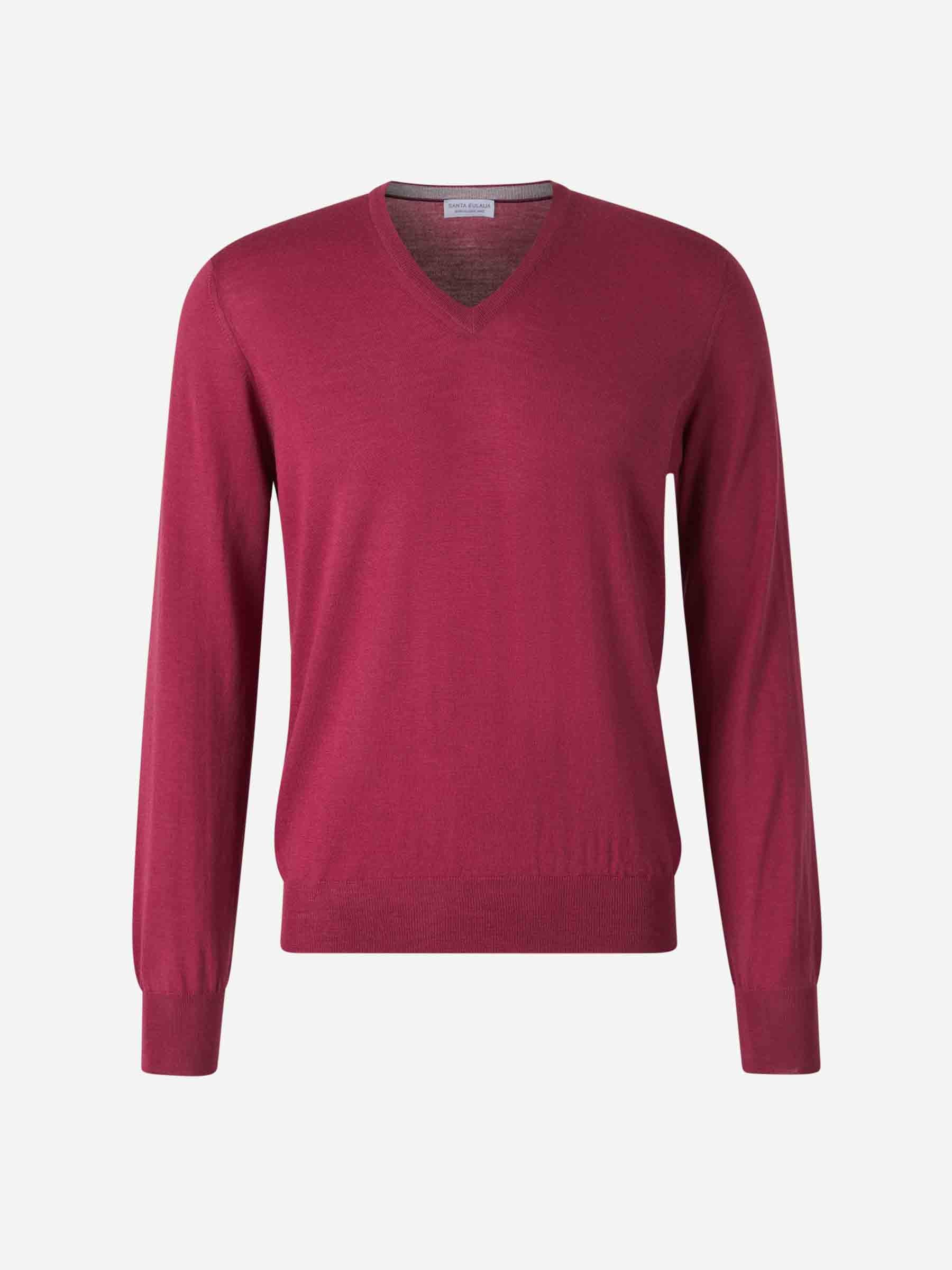 Outlet online Santa Eulalia Hombre Jersey Punto Lana color Cereza sku 542-002470 01 - Foto 1