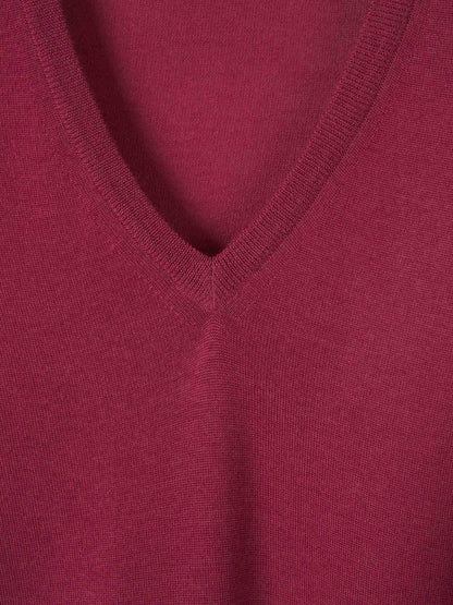 Outlet online Santa Eulalia Hombre Jersey Punto Lana color Cereza sku 542-002470 01 - Foto 3