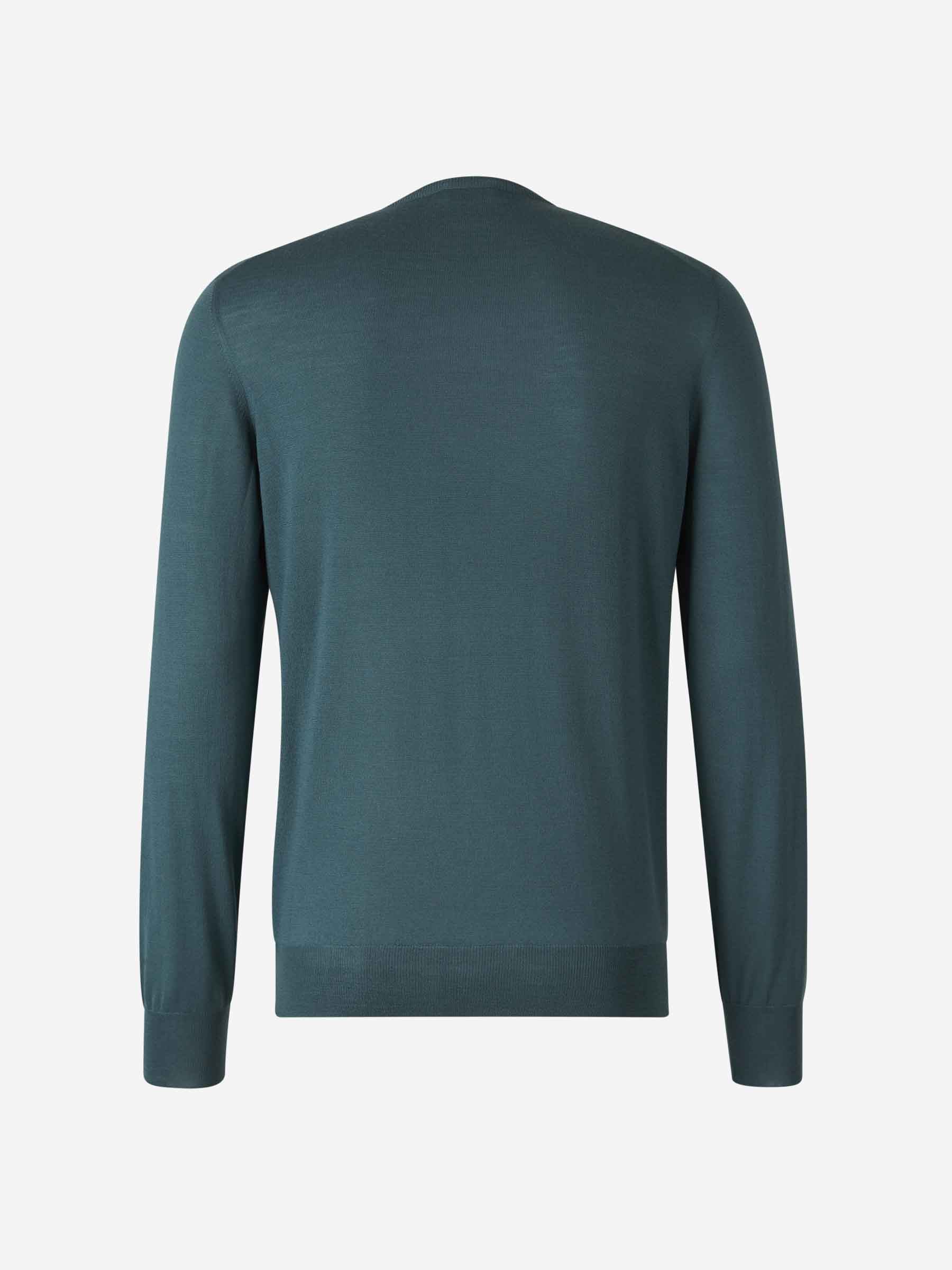 Santa Eulalia Hombre Barcelona Jersey Punto Lana color Verde Menta sku 542-002470 02 - Foto 2