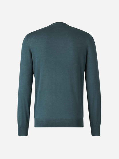 Santa Eulalia Hombre Barcelona Jersey Punto Lana color Verde Menta sku 542-002470 02 - Foto 2