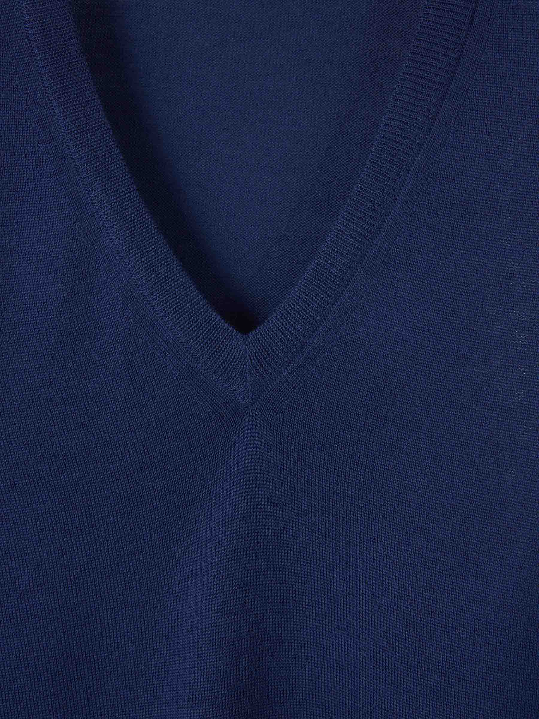 Outlet online Santa Eulalia Hombre Jersey Punto Lana color Azul Cobalto sku 542-002470 03 - Foto 3
