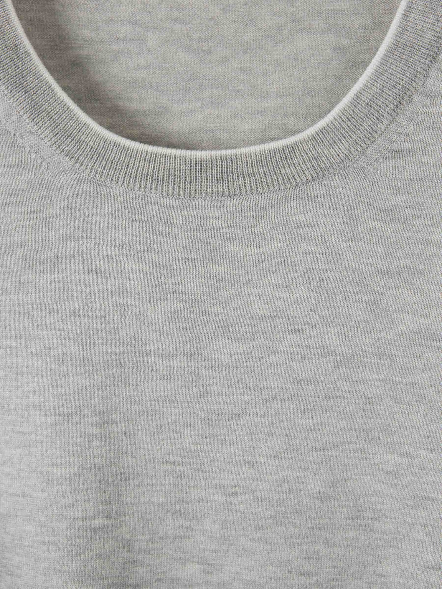 Santa Eulalia Hombre Barcelona Jersey Punto Seda color Gris Claro sku 542-002471 02 - Foto 3