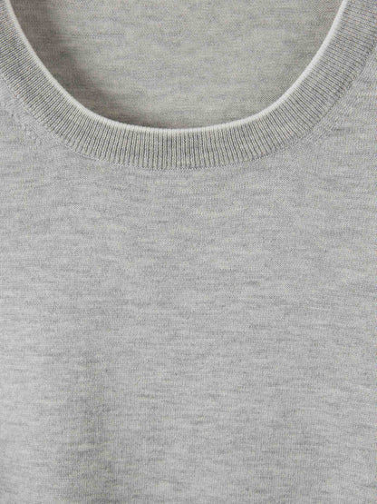 Santa Eulalia Hombre Barcelona Jersey Punto Seda color Gris Claro sku 542-002471 02 - Foto 3