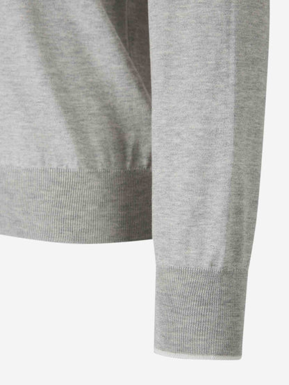 Santa Eulalia Hombre Barcelona Jersey Punto Seda color Gris Claro sku 542-002471 02 - Foto 5