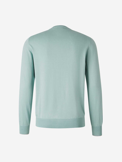 Santa Eulalia Hombre Barcelona Jersey Punto Seda color Verde Menta sku 542-002471 03 - Foto 2