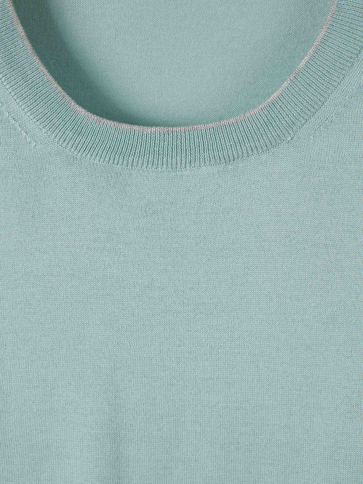 Santa Eulalia Hombre Barcelona Jersey Punto Seda color Verde Menta sku 542-002471 03 - Foto 3