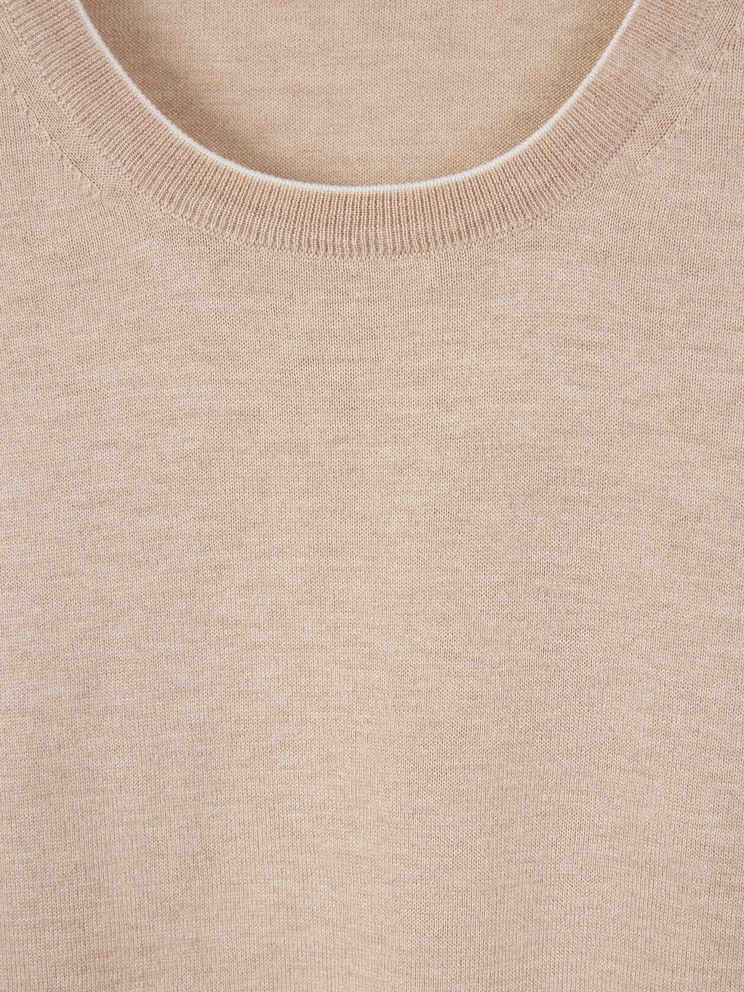 Outlet online Santa Eulalia Hombre Jersey Punto Seda color Beige sku 542-002471 04 - Foto 3