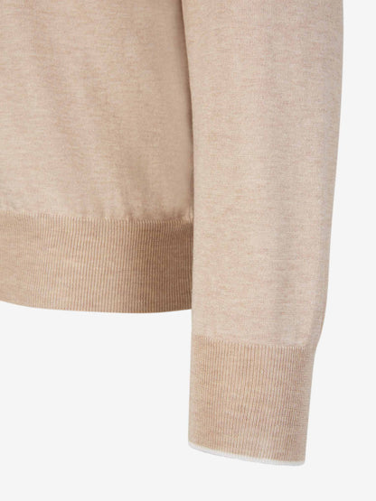 Outlet online Santa Eulalia Hombre Jersey Punto Seda color Beige sku 542-002471 04 - Foto 4