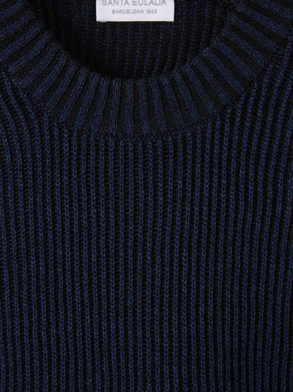 Santa Eulalia Hombre Barcelona Jersey Punto Lino color Azul Marino sku 542-002472 02 - Foto 3