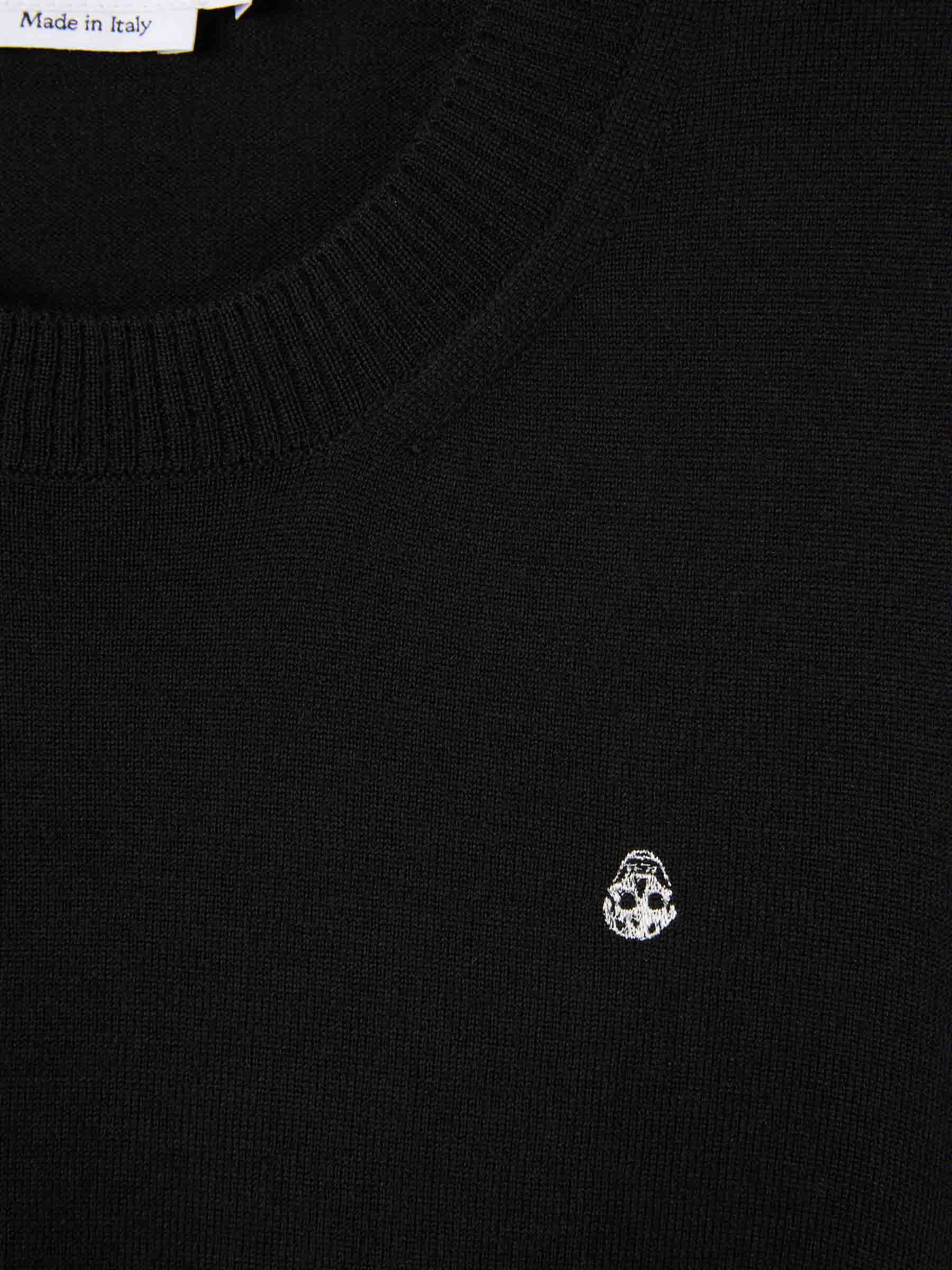 Outlet online McQueen Hombre Jersey Cuello Redondo color Negro sku 542-002477 01 - Foto 3
