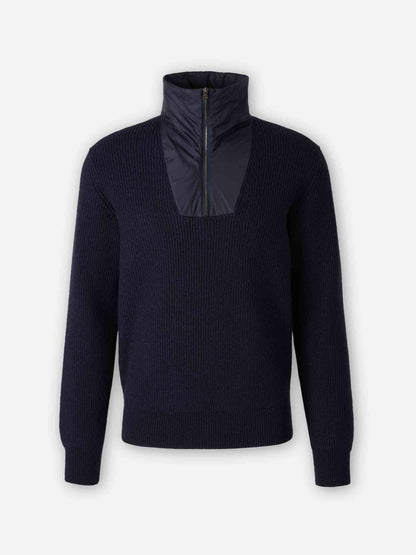 Outlet online Herno Hombre Jersey Cuello Alto color Azul Marino sku 542-002479 01 - Foto 1