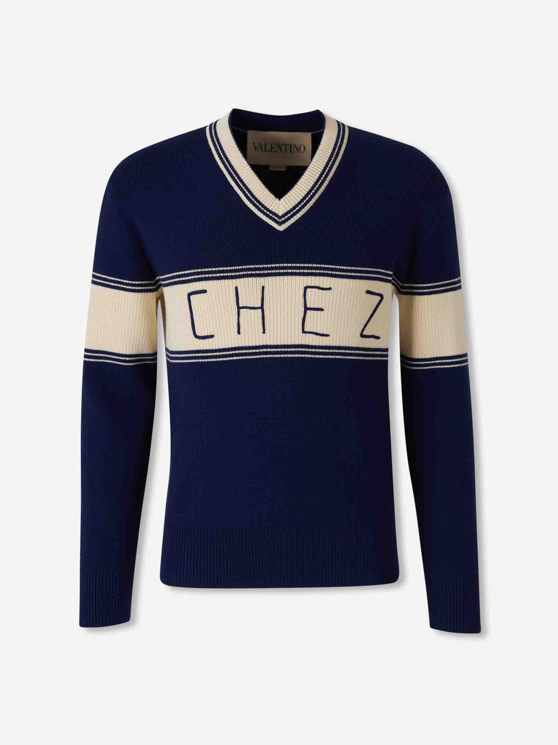 Outlet online Valentino Hombre Jersey Chez Valentino color Azul Marino sku 542-002480 01 - Foto 1