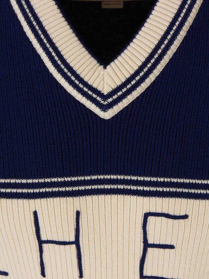 Outlet online Valentino Hombre Jersey Chez Valentino color Azul Marino sku 542-002480 01 - Foto 3