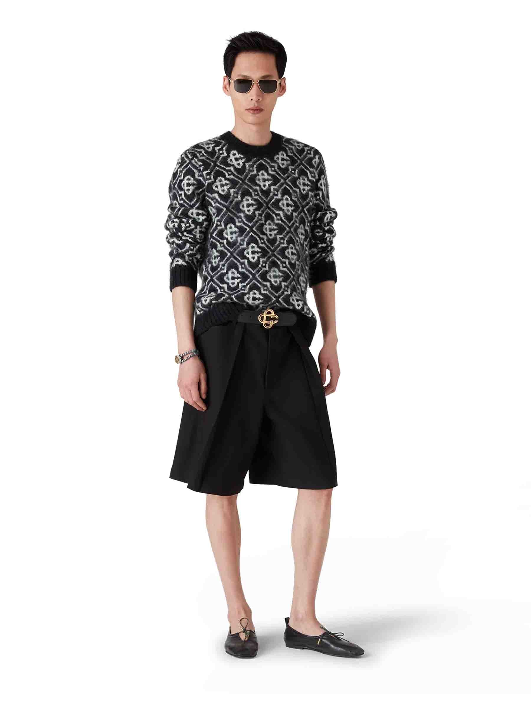 Outlet online Casablanca Hombre Jersey Cuello Redondo color Negro sku 542-002491 01 - Foto 2