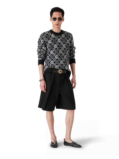 Outlet online Casablanca Hombre Jersey Cuello Redondo color Negro sku 542-002491 01 - Foto 2