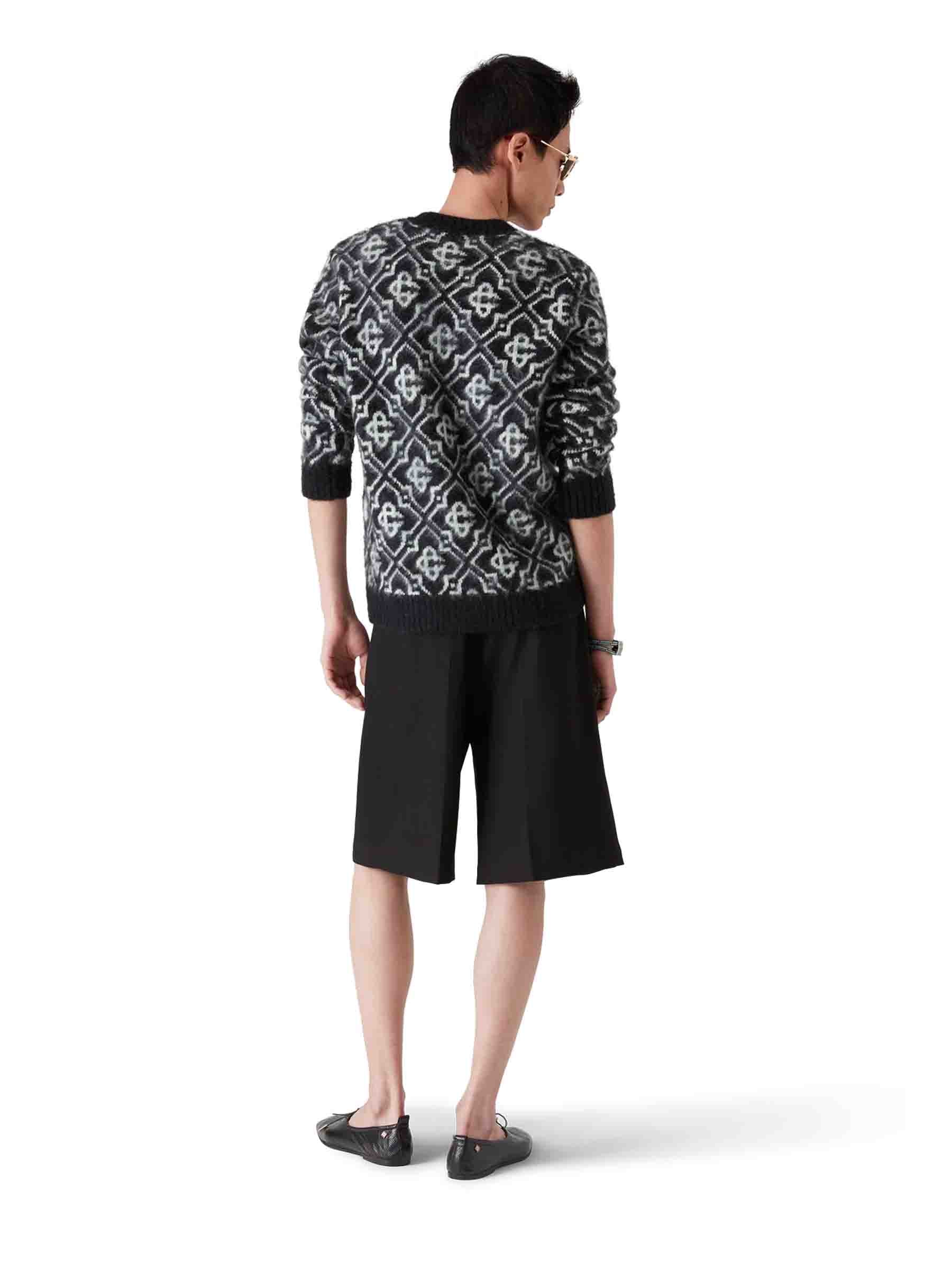 Outlet online Casablanca Hombre Jersey Cuello Redondo color Negro sku 542-002491 01 - Foto 3