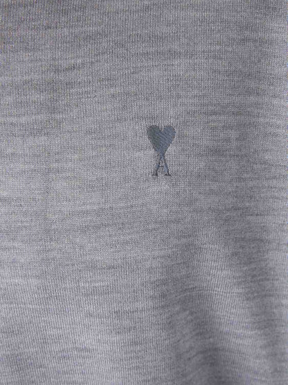 Outlet online Ami Paris Hombre Jersey Manga Larga color Gris sku 542-002510 01 - Foto 3