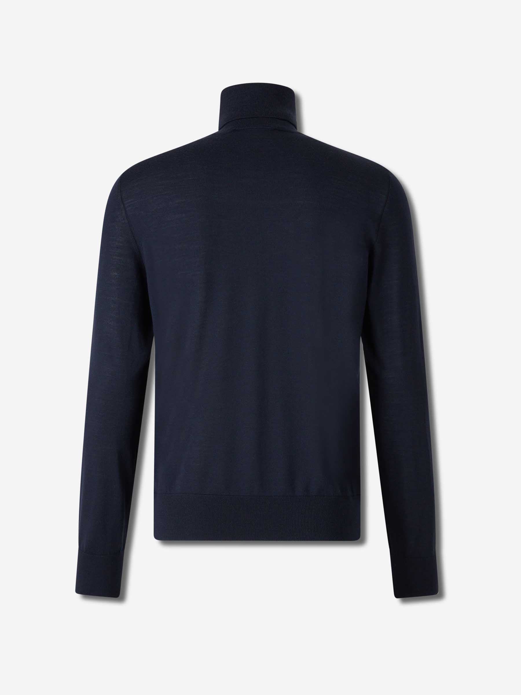Outlet online Dsquared2 Hombre Jersey Cuello Alto color Azul Marino sku 542-002517 01 - Foto 2