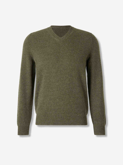 Outlet online Santa Eulalia Hombre Jersey Cuello Pico color Verde Oscuro sku 542-002519 02 - Foto 1