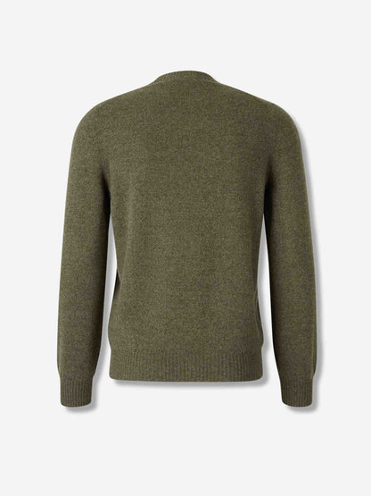 Outlet online Santa Eulalia Hombre Jersey Cuello Pico color Verde Oscuro sku 542-002519 02 - Foto 2